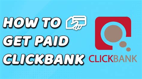 how to get paid by clickbank